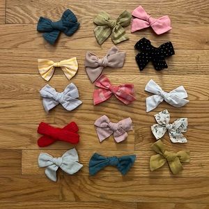 Little Poppy Clip Bows
